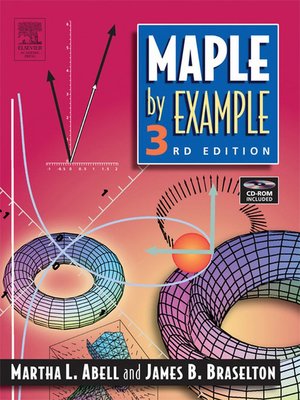 cover image of Maple by Example